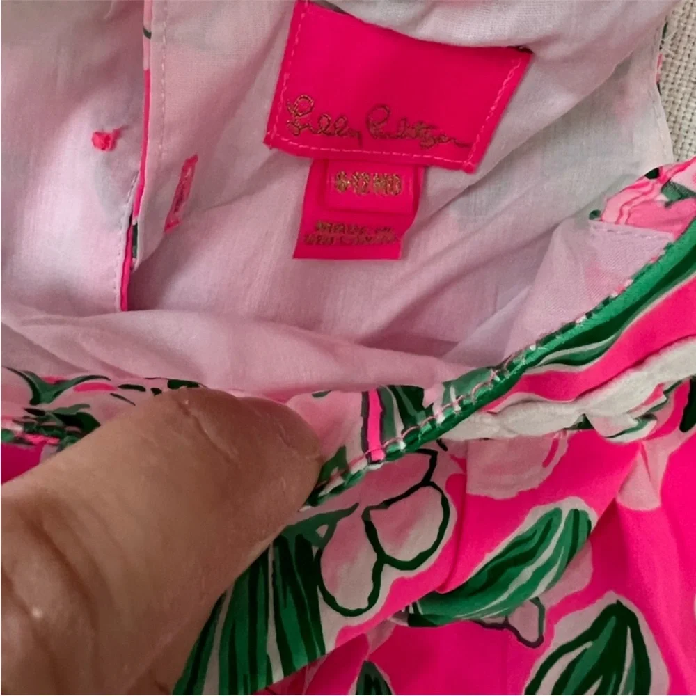 LILLY PULITZER®  Paloma Floral Bubble Dress & Bloomers Girls Toddler 12 18 Month